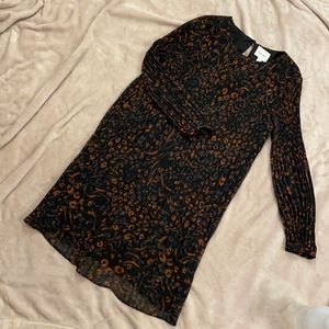 BNWOT Nine west pleated dress